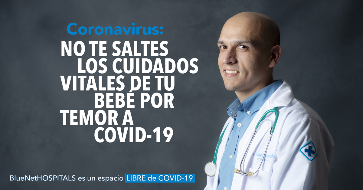No omitas los cuidados vitales de tu bebé por temor a COVID-19.